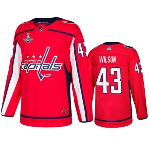 Washington Capitals Trikot 43 Tom Wilson Rot 2019 Stanley Cup Champion